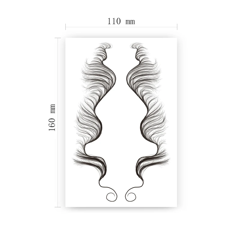 DIY Bangs Posted New Styles Baby Hair Edge Tattoo Stickers Waterproof and Sweat Proof Template Sleek Hairline Tattoos Women's 
DIY Bangs Posted New Styles Baby Hair Edge Tattoo Stickers Waterproof and Sweat Proof Template Sleek Hairline Tattoos Women's