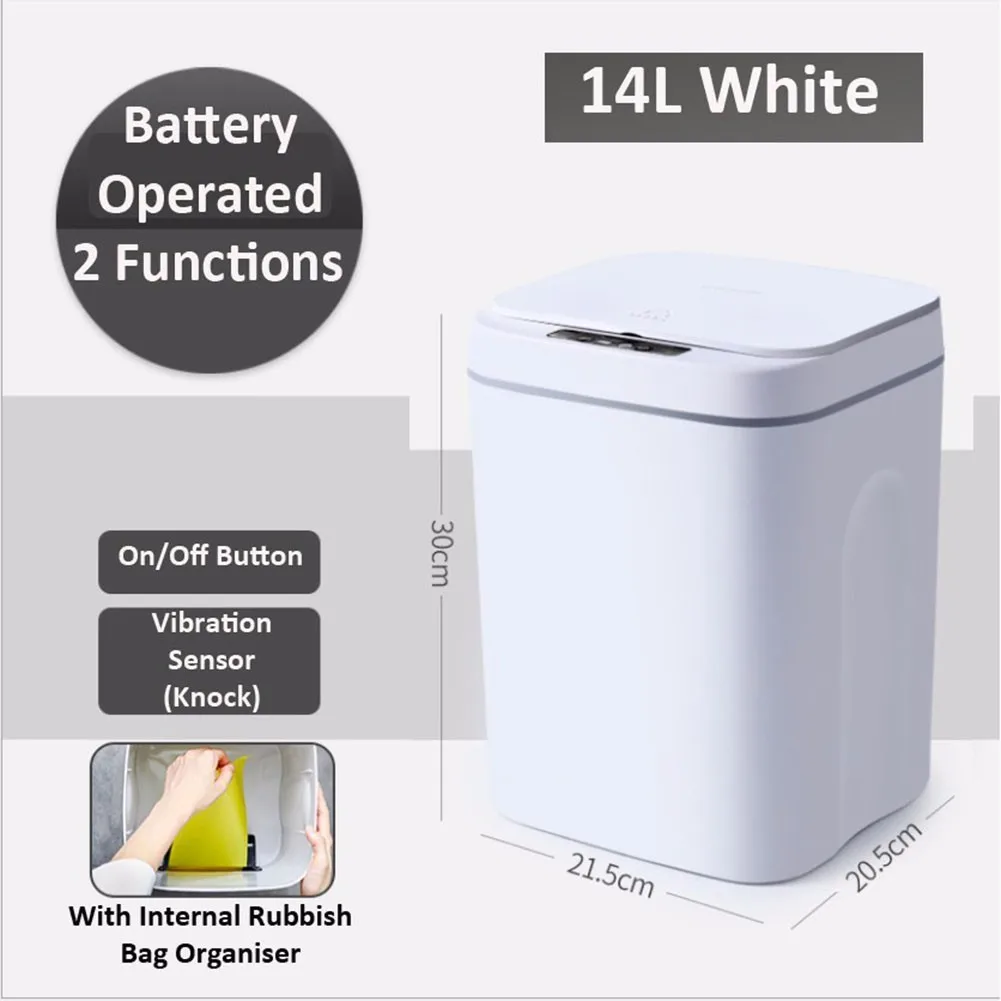 Automatic Wastebin Big Volume Smart Sensor Dustbin With LED Trash Can For Home Kitchen Bathroom Cabinets Garbage Storage Bucket
Automatic Wastebin Big Volume Smart Sensor Dustbin With LED Trash Can For Home Kitchen Bathroom Cabinets Garbage Storage Bucket