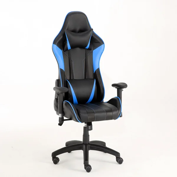 【USA READY stock】игровые стулья, офисные вращающиеся стулья, с подголовником и поясничной подушкой, Blue-B
【USA READY stock】игровые стулья, офисные вращающиеся стулья, с подголовником и поясничной подушкой, Blue-B