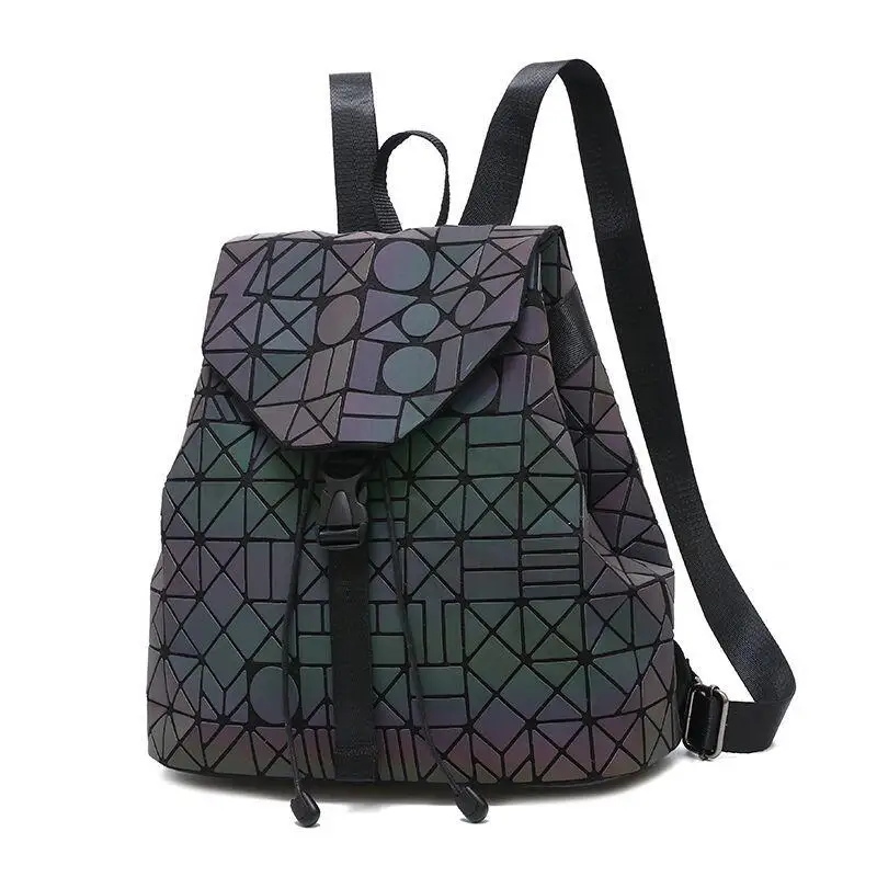 SHYAA Summer Geometric RhombicTravel bag Shoulder Bag Tide Student Reflective Fabric Fluorescent Gradient Backpack Laser Bag
SHYAA Summer Geometric RhombicTravel bag Shoulder Bag Tide Student Reflective Fabric Fluorescent Gradient Backpack Laser Bag
