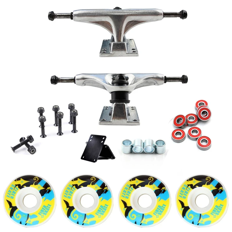 52mmx30mm Skateboard Wheels and 5Inch Skateboard Truck Bearings Hard Wares Rubber Gasket 95A Printing PU Wheels
52mmx30mm Skateboard Wheels and 5Inch Skateboard Truck Bearings Hard Wares Rubber Gasket 95A Printing PU Wheels