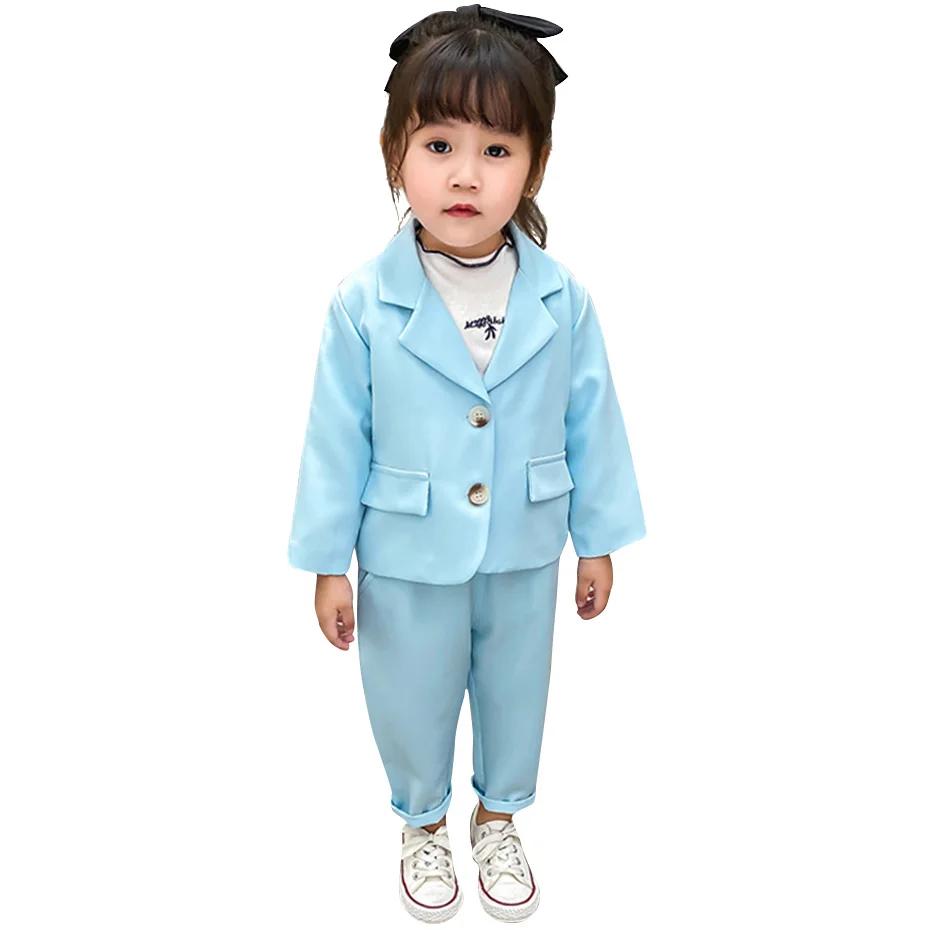 Baby Girl Suit Set Solid Color Girls Clothing Jacekt + Pants Girls Clothing Sets Spring Autumn Kids Suit Set
Baby Girl Suit Set Solid Color Girls Clothing Jacekt + Pants Girls Clothing Sets Spring Autumn Kids Suit Set