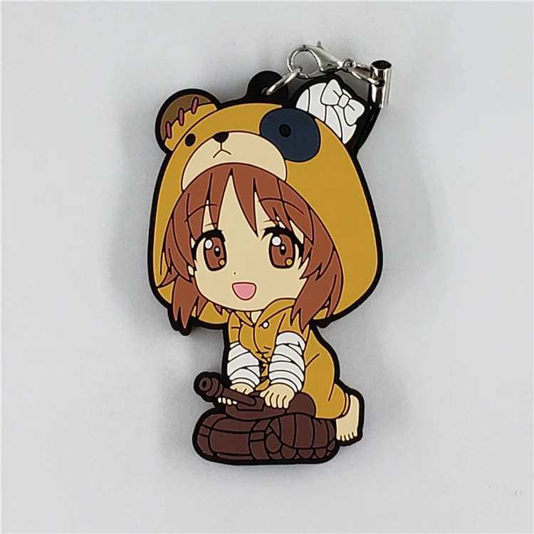 Девушки и PANZER Keychian Nishizumi Miho saori takebe yukari akiyama Reizei Mako резиновый ремень | Украшения