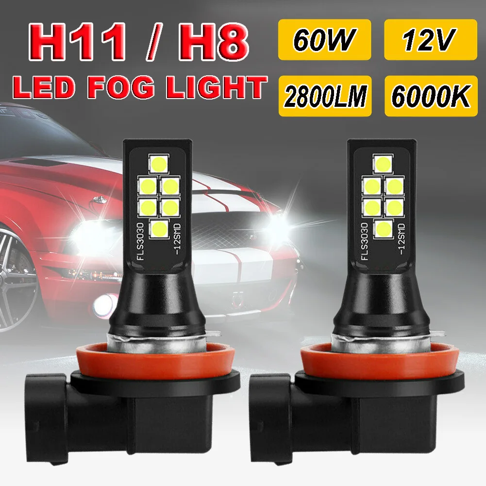 2Pcs Canbus H8 H11 LED Car Fog Light Lamp 6000K Error Free Bulbs 12V LED Auto Fog Lamp Car Anti Fog Light Bulb Foglamps White
2Pcs Canbus H8 H11 LED Car Fog Light Lamp 6000K Error Free Bulbs 12V LED Auto Fog Lamp Car Anti Fog Light Bulb Foglamps White
