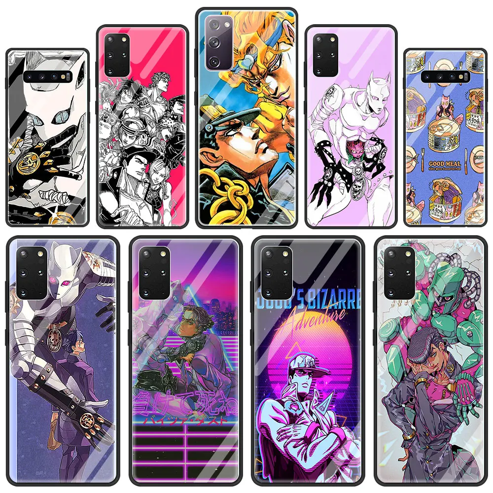 Anime JoJo Killer Queen Glass Phone Case for Samsung Galaxy S21 S20 FE S10 Note 10 20 Ultra 5G 9 S9 Plus S10e Cover Coque
Anime JoJo Killer Queen Glass Phone Case for Samsung Galaxy S21 S20 FE S10 Note 10 20 Ultra 5G 9 S9 Plus S10e Cover Coque