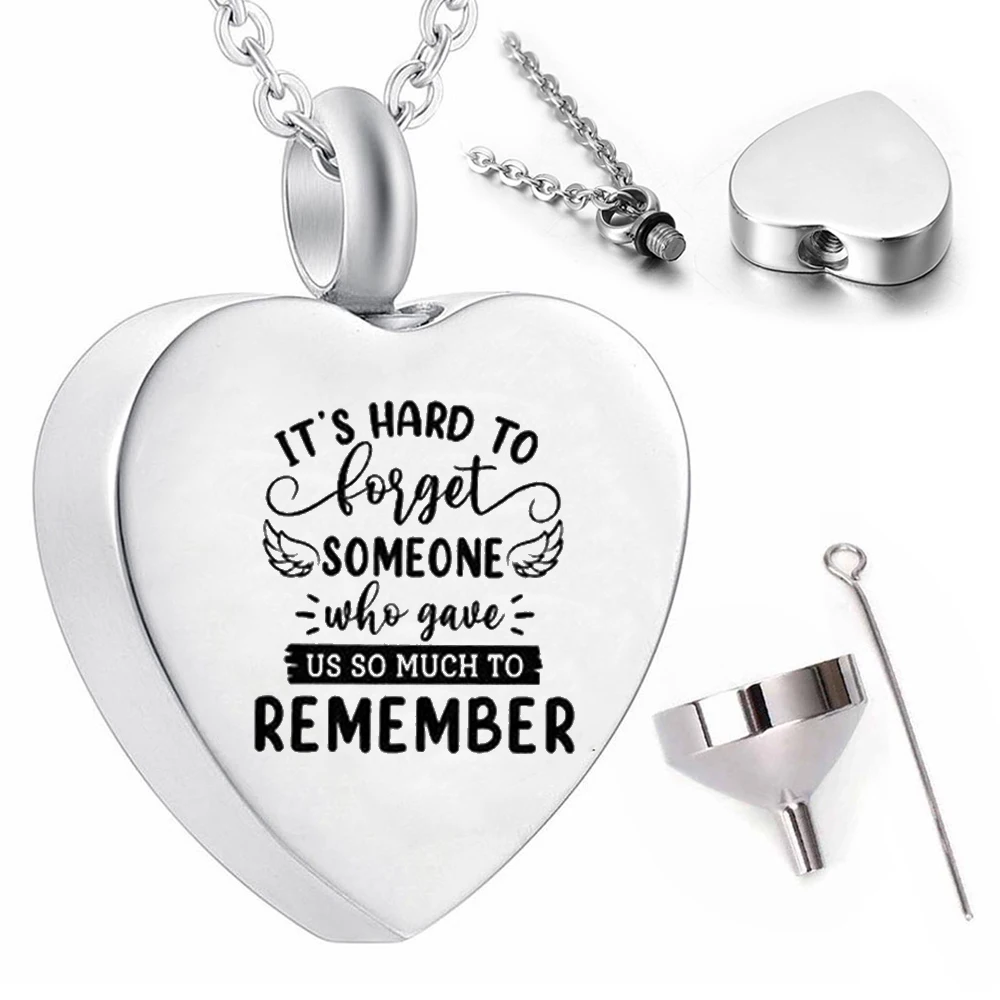 Souvenir ashes urn fashion cremation jewelry pendant necklace to commemorate family or pet
Souvenir ashes urn fashion cremation jewelry pendant necklace to commemorate family or pet