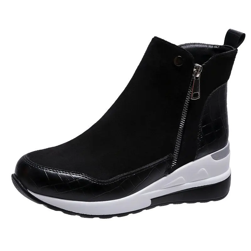 Women Winter Snow Boots PU Leather Ankle Boots Spring Flat Shoes Woman Short Brown Botas with Fur for Women Lace Up Botas Mujer5
Women Winter Snow Boots PU Leather Ankle Boots Spring Flat Shoes Woman Short Brown Botas with Fur for Women Lace Up Botas Mujer5