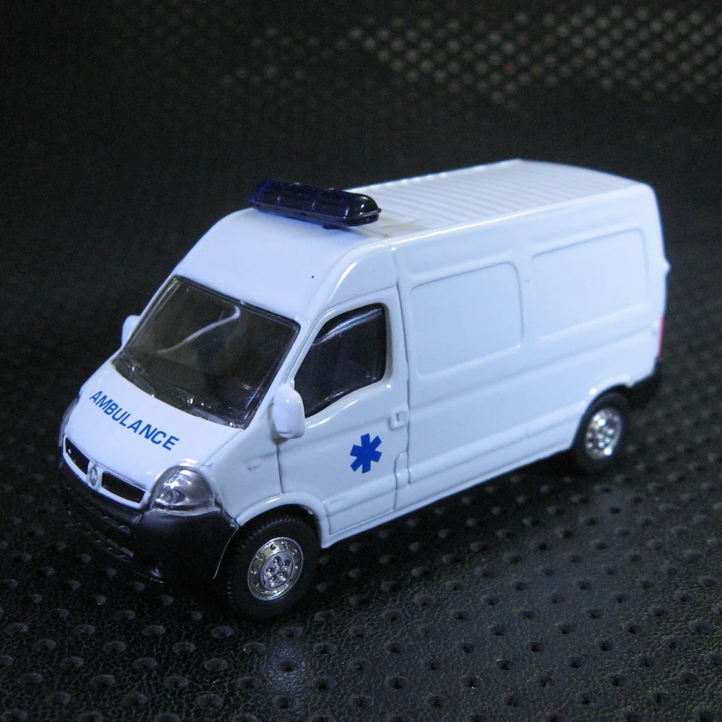 N orev 1:64 Re nrenault Master аварийная бутиковая машинка из сплава игрушки для детей детские