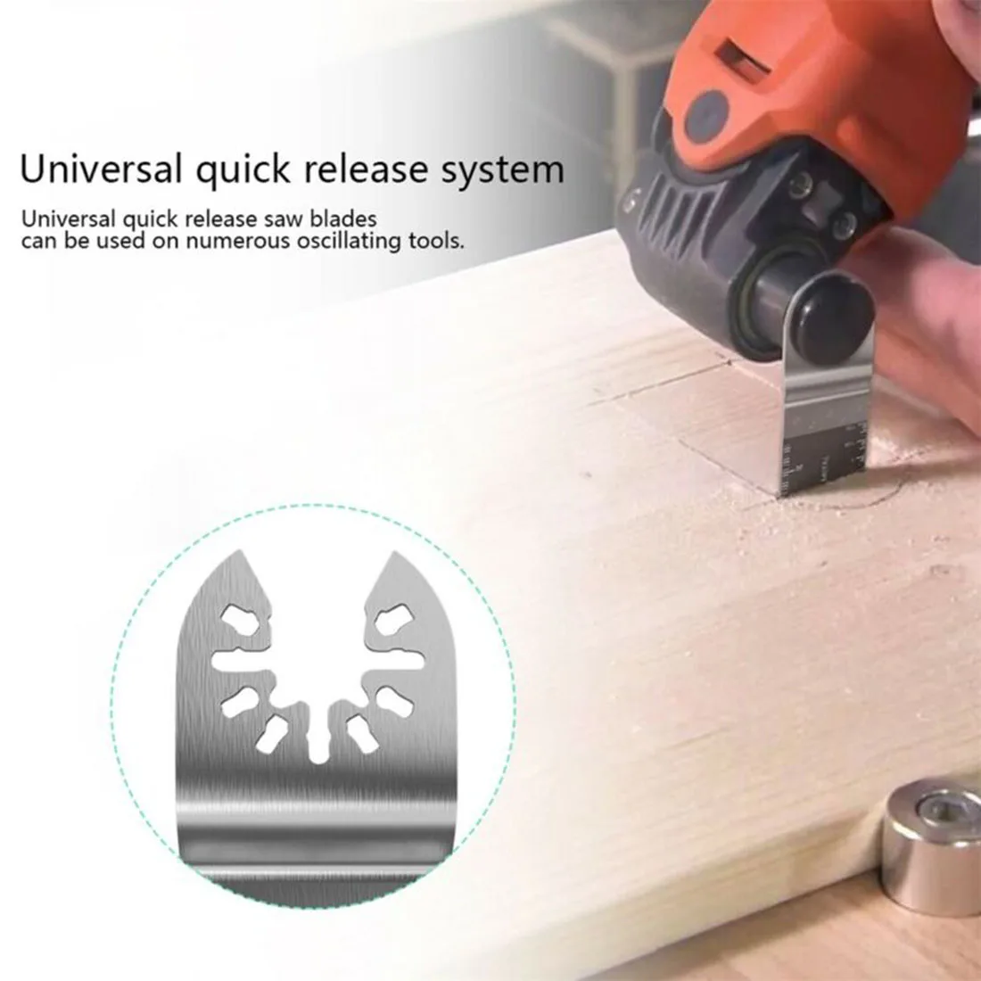 56pcs Metal Oscillating Multi-tool Saw Blade Kit Saw Cutters Plastic Drywall Cutting Professional Accessories Tools 
56pcs Metal Oscillating Multi-tool Saw Blade Kit Saw Cutters Plastic Drywall Cutting Professional Accessories Tools