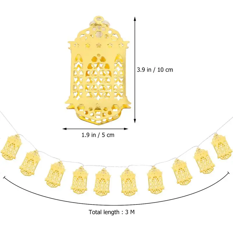 1 Set LED String Light Muslim Ramadan Hanging String Lamp Without Battery
1 Set LED String Light Muslim Ramadan Hanging String Lamp Without Battery