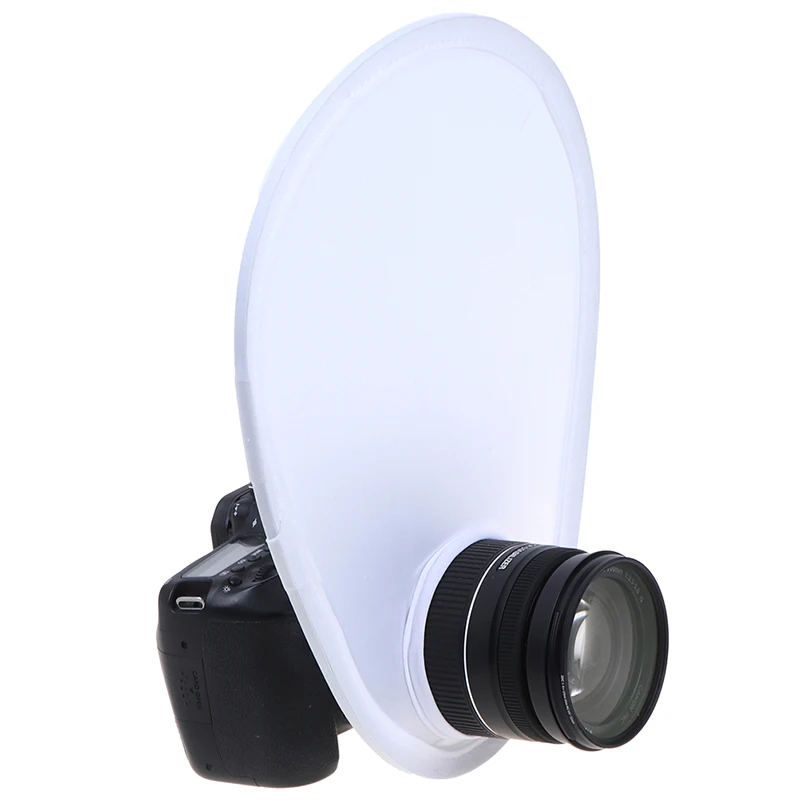 

Photography Flash Lens Diffuser Reflector Flash Diffuser Softbox For Canon/Nikon/Sony/Olympus DSLR Camera Lenses