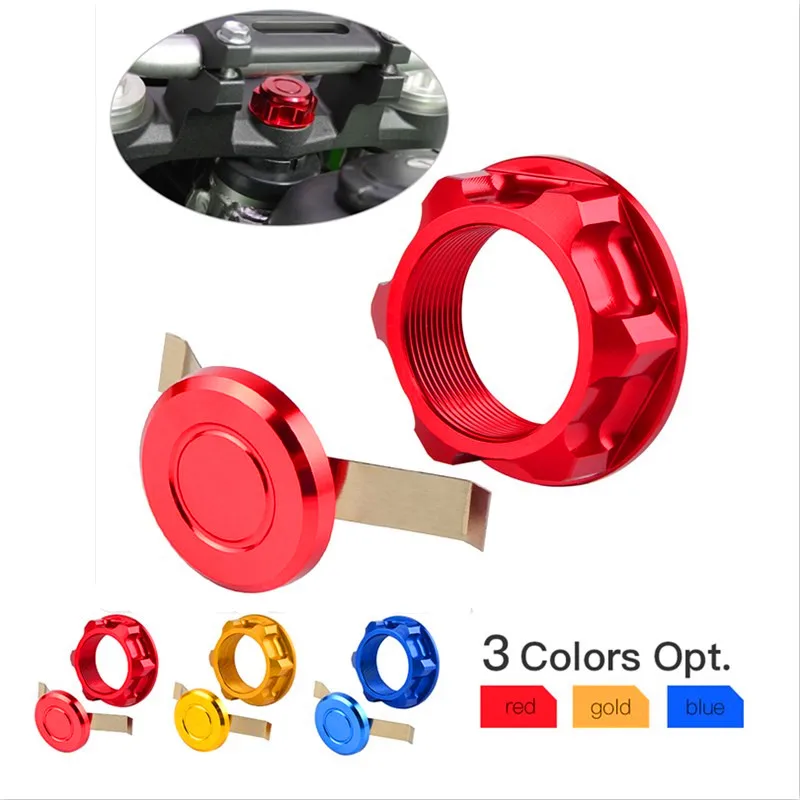 Рулевая рукоятка гайка Кепки для Honda CRF250L/м CRF250 ралли CR85R CRF150R RII CRM 50 80 250R CRM250AR CRF1000L XR
