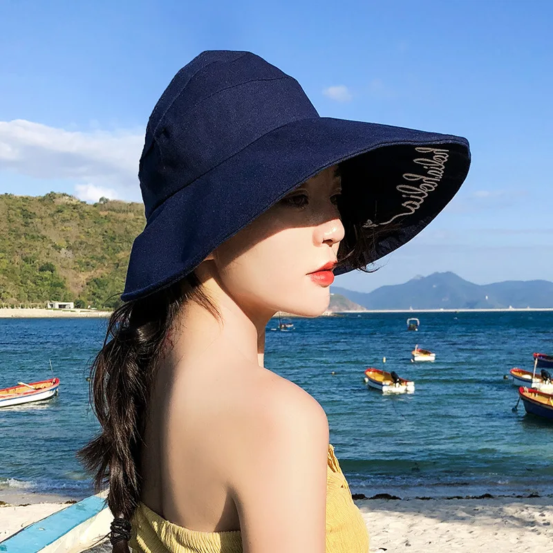 Big Brimmed Hat Women's Summer Outdoor Sun Hat Fashion All-match Empty Top Sun Hats Outings Anti-ultraviolet Sun Hat Tide
Big Brimmed Hat Women's Summer Outdoor Sun Hat Fashion All-match Empty Top Sun Hats Outings Anti-ultraviolet Sun Hat Tide