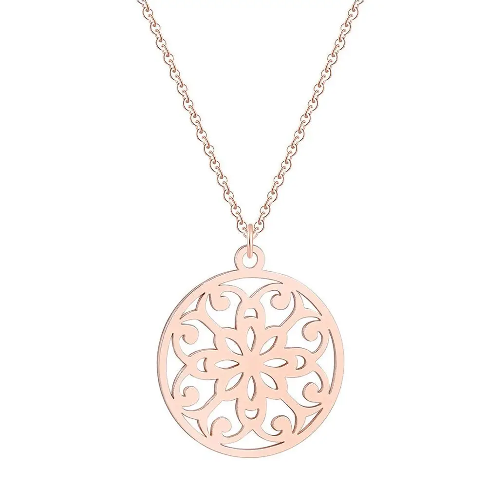 geneneic Dainty Buddhism Chakra Mandala Flower Necklace Pendant Thin Chain Minimalist Jewelry Charms
geneneic Dainty Buddhism Chakra Mandala Flower Necklace Pendant Thin Chain Minimalist Jewelry Charms