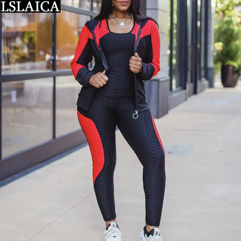 2 Piece Set Elastic Waist Fashion Zipper Pocket Casual Lounge Wear Hooded Collar Color Matching Long Sleeve Tracksuit Women
2 Piece Set Elastic Waist Fashion Zipper Pocket Casual Lounge Wear Hooded Collar Color Matching Long Sleeve Tracksuit Women