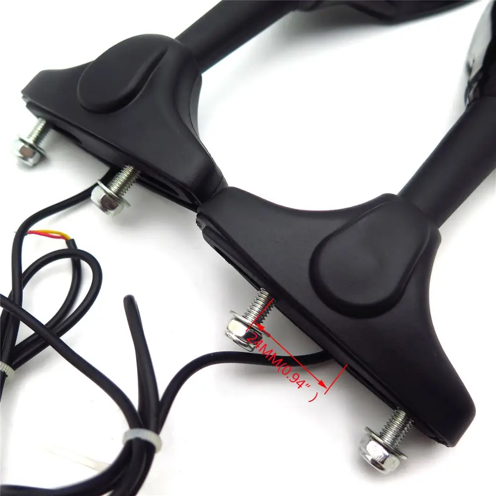 Aftermarket motorcycle parts Motorcycle Black Integrated Led Turn Signals Side Mirrors w/ Smoke lens For Suzuki GSXR 600
Aftermarket motorcycle parts Motorcycle Black Integrated Led Turn Signals Side Mirrors w/ Smoke lens For Suzuki GSXR 600