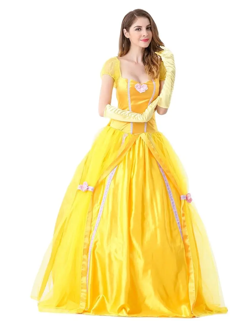 Adult Girl Snow White Costume Women Cosplay Carnival Halloween Dress Female Fancy Dress with Gloves Outfit
Adult Girl Snow White Costume Women Cosplay Carnival Halloween Dress Female Fancy Dress with Gloves Outfit