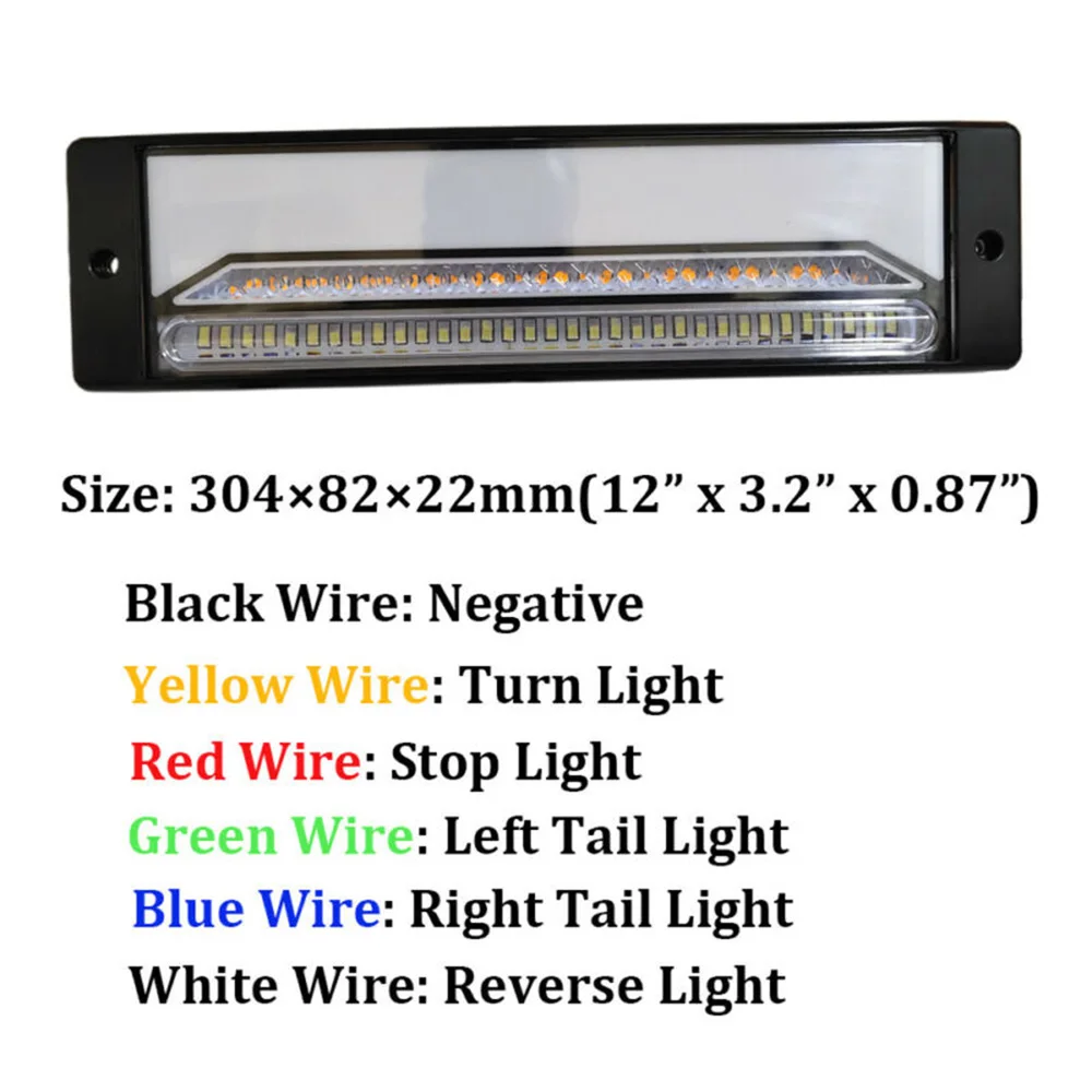 2pcs LED Parking Taillight 12Inch Lamp Beads Parking light Signal Light Trailer Truck Turn
2pcs LED Parking Taillight 12Inch Lamp Beads Parking light Signal Light Trailer Truck Turn