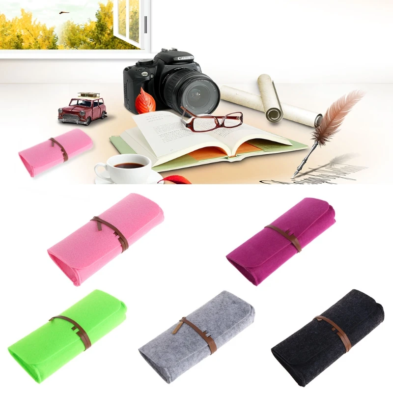 Felt Sunglasses Bags Cases Portable Soft Glasses Package Accessories Belt Closure 62KE
Felt Sunglasses Bags Cases Portable Soft Glasses Package Accessories Belt Closure 62KE