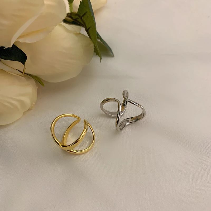 925 Sterling Silver Twist Wavy Rings for Women Men Geometric Gold Silver Adjustable Ring Party Jewelry
925 Sterling Silver Twist Wavy Rings for Women Men Geometric Gold Silver Adjustable Ring Party Jewelry