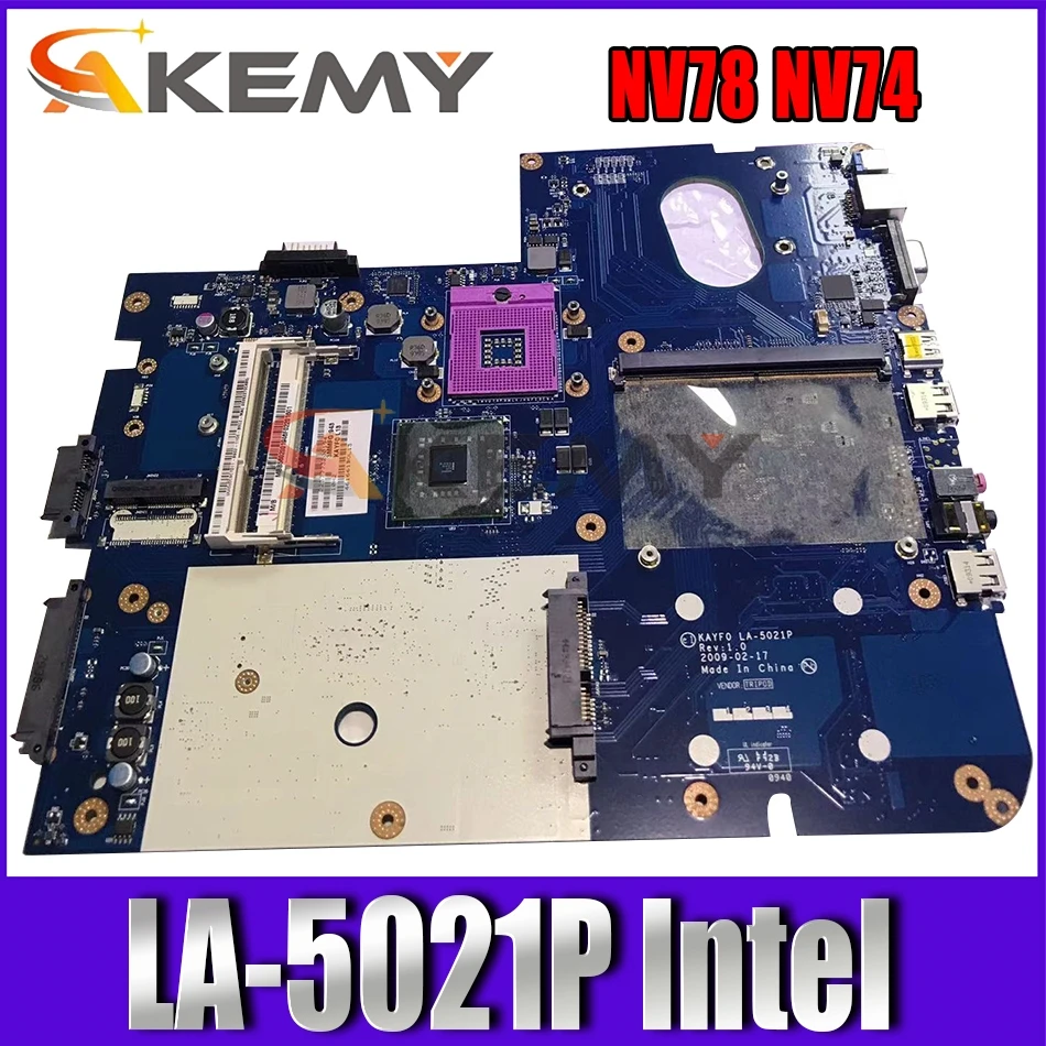 AKEMY LA-5021P MB.B5702.001 Laptop Motherboard for GATEWAY NV78 NV74 main board MBB5702001 KAYF0 Intel HD graphics free cpu
AKEMY LA-5021P MB.B5702.001 Laptop Motherboard for GATEWAY NV78 NV74 main board MBB5702001 KAYF0 Intel HD graphics free cpu