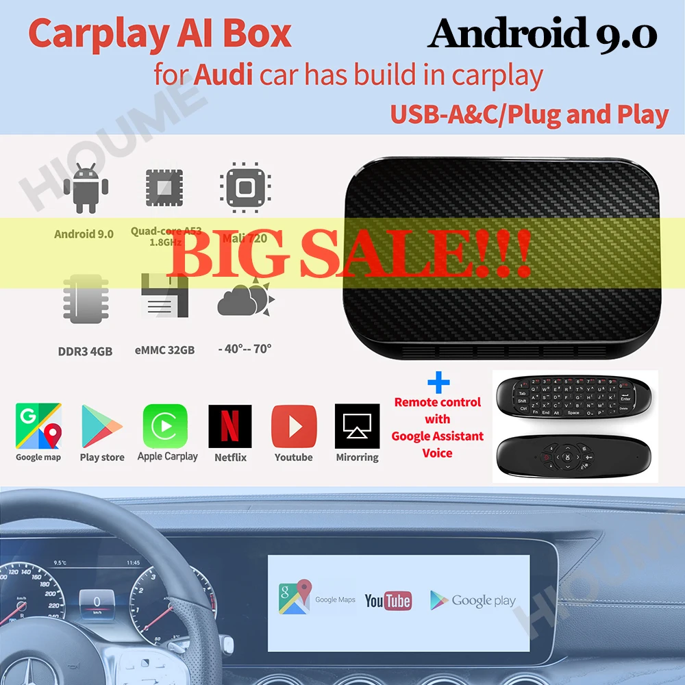 4+32G Smart Ai Box Car Android 9.0 System For Volkswagen VW Golf Beetle Variant Touareg Tiguan Multivan Sharan Apple Carplay
4+32G Smart Ai Box Car Android 9.0 System For Volkswagen VW Golf Beetle Variant Touareg Tiguan Multivan Sharan Apple Carplay
