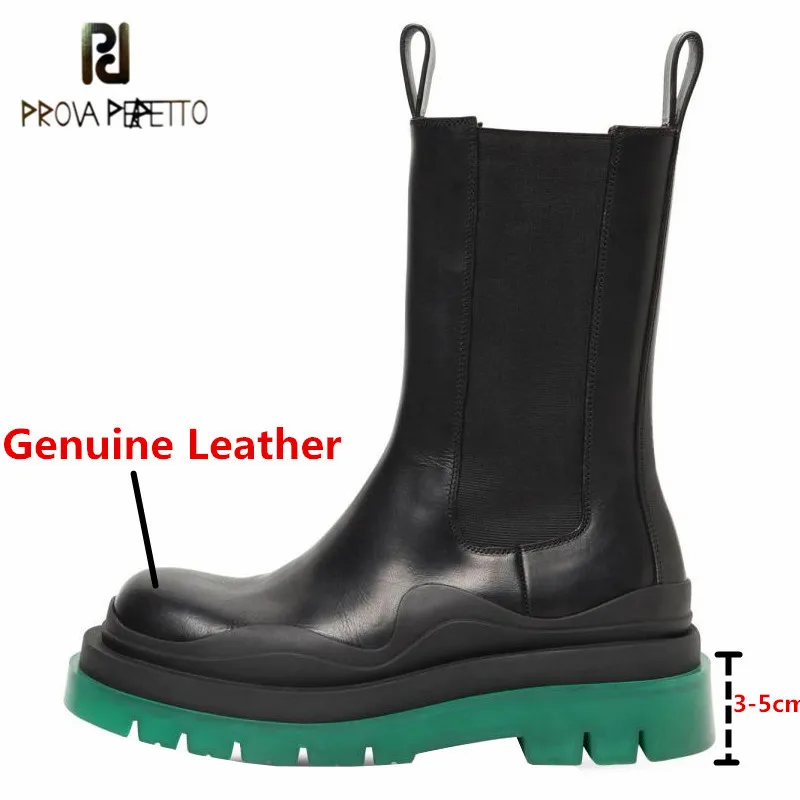 Prova Perfetto Leisure High-Top Genuine Leather Women's Boots Round Toe Square Heel Thick Bottom Non-Slip Women's Casual Shoes
Prova Perfetto Leisure High-Top Genuine Leather Women's Boots Round Toe Square Heel Thick Bottom Non-Slip Women's Casual Shoes