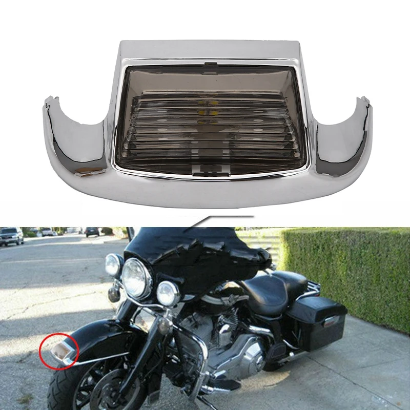 Передний наконечник крыла светильник подходит для Electra Touring Glide FLHT/FLT/FLHS
Передний наконечник крыла светильник подходит для Electra Touring Glide FLHT/FLT/FLHS