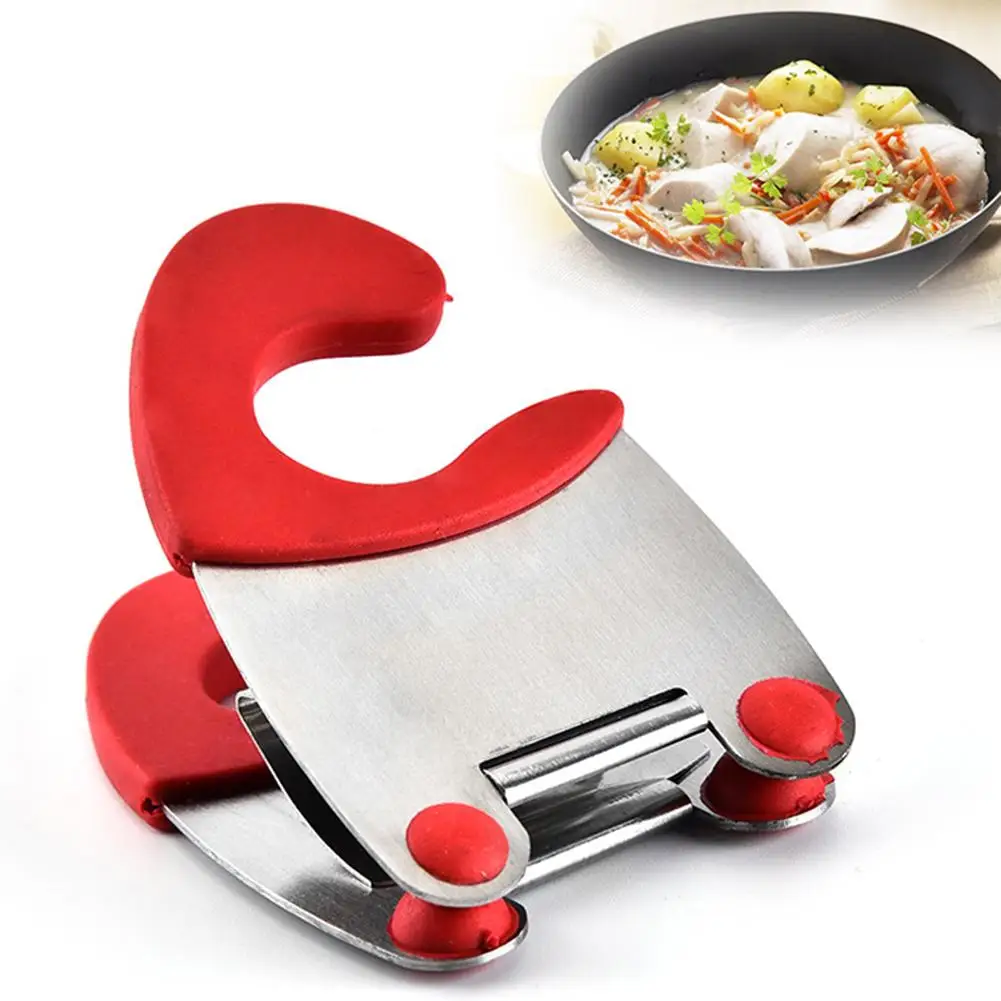 Kitchen Stainless Steel Pan Pot Bowl Edge Heat Insulated Clip Gripper Clamp Handle Kitchen Tool Accessories Anti-scald Non-slip
Kitchen Stainless Steel Pan Pot Bowl Edge Heat Insulated Clip Gripper Clamp Handle Kitchen Tool Accessories Anti-scald Non-slip