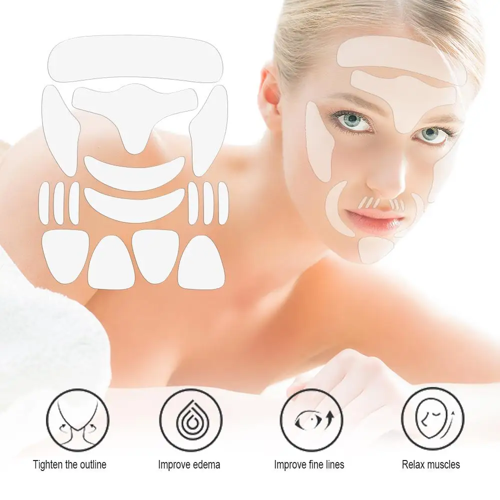 16Pc/Set Reusable Silicone Wrinkle Removal Sticker Face Forehead Neck Eye Sticker Pad Anti Wrinkle Aging Skin Lifting Care Patch
16Pc/Set Reusable Silicone Wrinkle Removal Sticker Face Forehead Neck Eye Sticker Pad Anti Wrinkle Aging Skin Lifting Care Patch