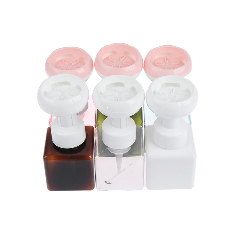 300ML Liquid Soap Dispenser Flower Shape Foam Empty Bottle Clear Plastic Bottle Foam Shower Gel Pump Bottle Bathroom Bottle
300ML Liquid Soap Dispenser Flower Shape Foam Empty Bottle Clear Plastic Bottle Foam Shower Gel Pump Bottle Bathroom Bottle