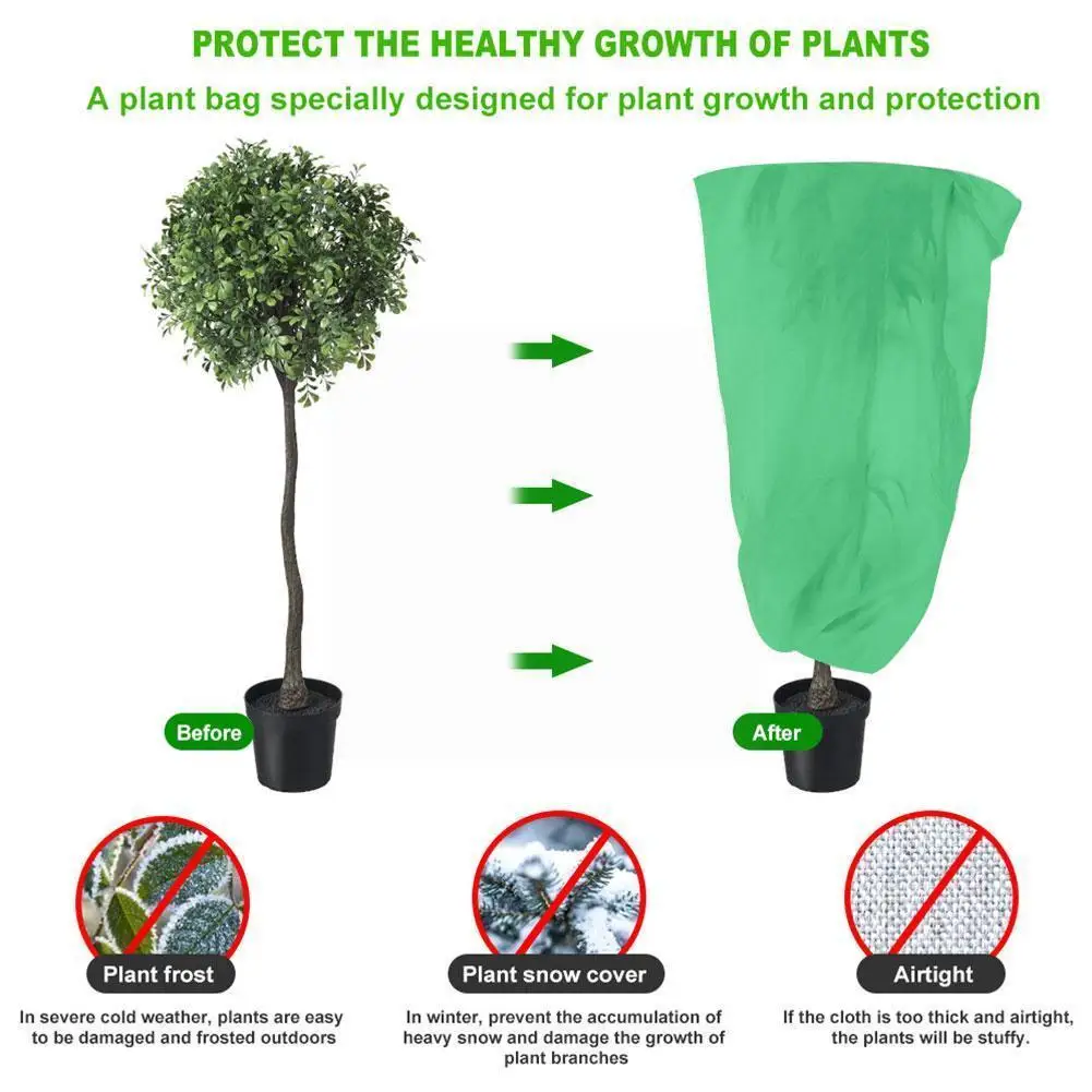 Warm Cover Tree Shrub Plant Protect Bag Anti-freeze Potted Cover Drawstring Yard Plant Winter Bags Tree Protectives Garden J9g8
Warm Cover Tree Shrub Plant Protect Bag Anti-freeze Potted Cover Drawstring Yard Plant Winter Bags Tree Protectives Garden J9g8
