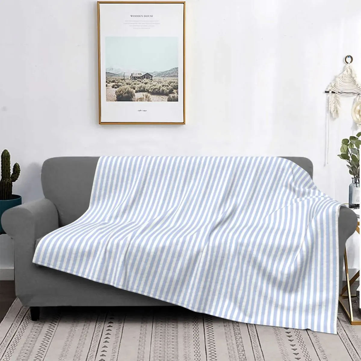 Alice Blue-colcha a cuadros para cama colcha de lino 90 mantas 220x240 - купить по выгодной цене |