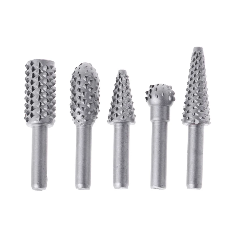 5pcs Steel Rotary Rasp File Woodworking Tool Electric Drill Craft Grinding Burrs
5pcs Steel Rotary Rasp File Woodworking Tool Electric Drill Craft Grinding Burrs