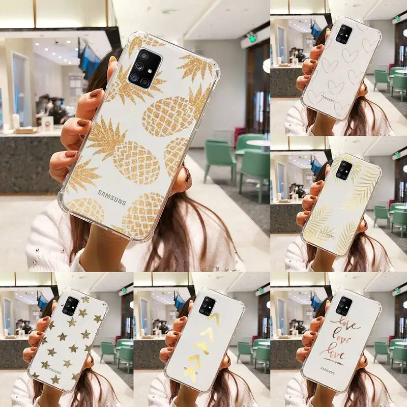 gold Phone Case Transparent For Samsung S 10 9 20 11 7 8 21 6 P Edge PLUS ULTRA 4G 5G
gold Phone Case Transparent For Samsung S 10 9 20 11 7 8 21 6 P Edge PLUS ULTRA 4G 5G