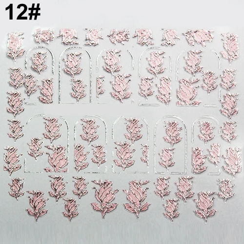 3D Embossed Pink Flowers Design Nail Art Decal Tips Stickers Manicure Tool Stickers & Decals 
3D Embossed Pink Flowers Design Nail Art Decal Tips Stickers Manicure Tool Stickers & Decals