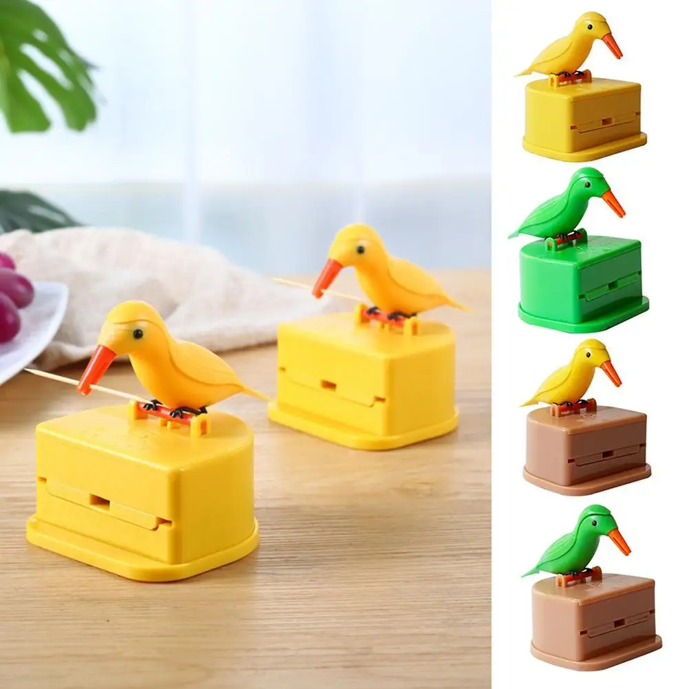 1PCS Toothpick Holder Dispenser Cute Bird Toothpick Dispenser Gag Gift Cleaning Teeth Table Decoration Toothpick Box 2022
1PCS Toothpick Holder Dispenser Cute Bird Toothpick Dispenser Gag Gift Cleaning Teeth Table Decoration Toothpick Box 2022