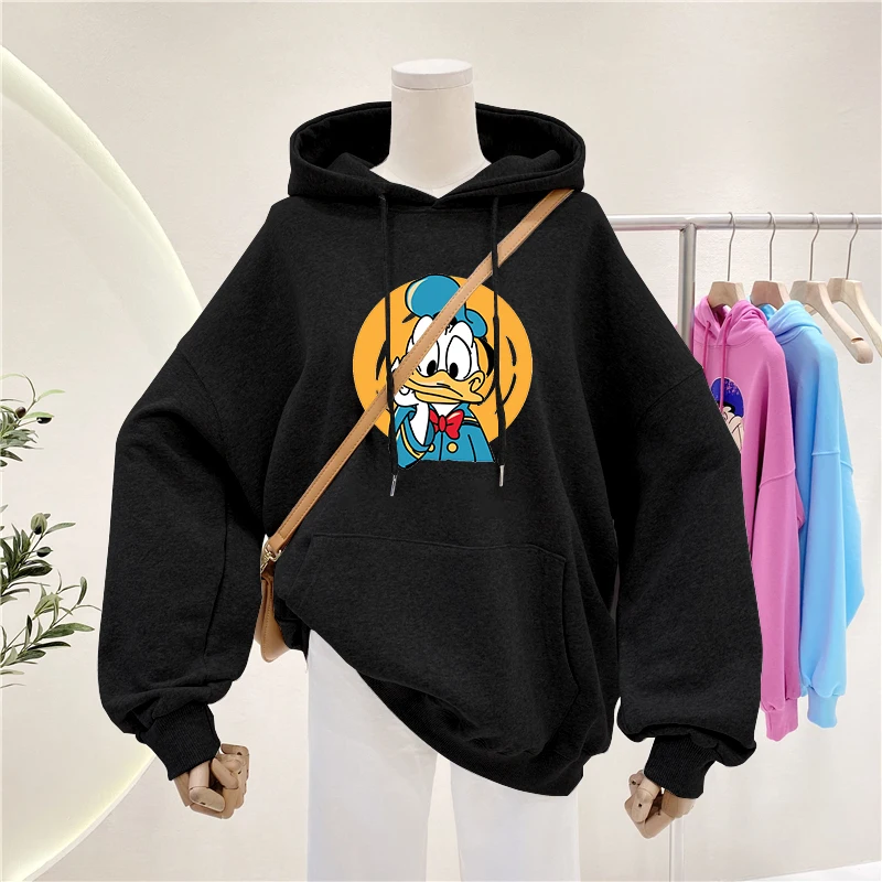 Disney Donald Duck 2021 New Fashion Cool Hoodeds Women Winter Vintage Casual Streetwear Hip Hop Hooded Woman
Disney Donald Duck 2021 New Fashion Cool Hoodeds Women Winter Vintage Casual Streetwear Hip Hop Hooded Woman