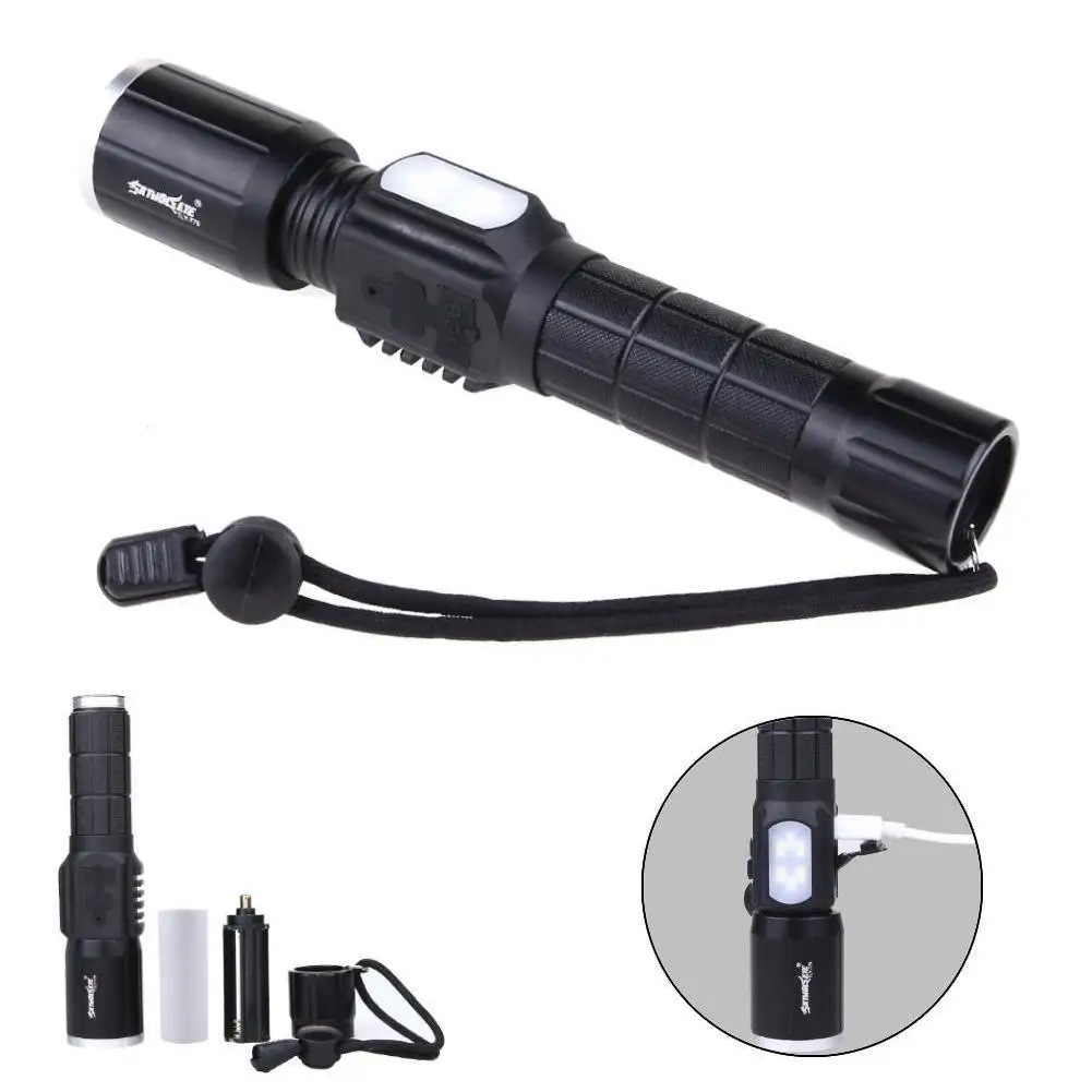 Skywolfeye 6000 LM 7 Modes Zoomable Flashlight Rechargeable LED Lamp 18650/AAA Light with Bike Clip & Charger
Skywolfeye 6000 LM 7 Modes Zoomable Flashlight Rechargeable LED Lamp 18650/AAA Light with Bike Clip & Charger
