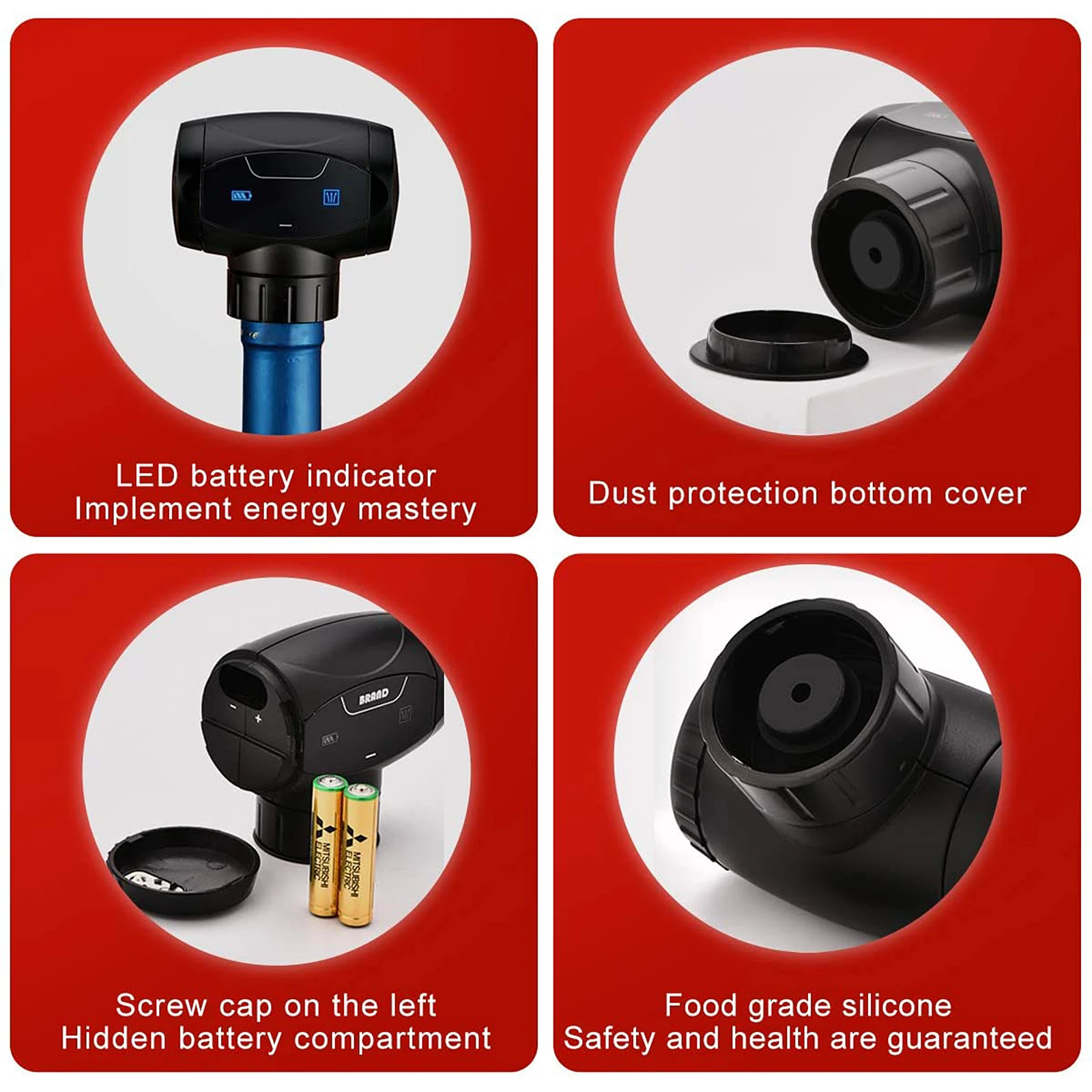 Red Wine Sealer Silicone Kitchen Stopper Bottle Automatic Vacuum Cork Gift Keep Fresh For Up To 7 Days Preserver Plastic Tool
Red Wine Sealer Silicone Kitchen Stopper Bottle Automatic Vacuum Cork Gift Keep Fresh For Up To 7 Days Preserver Plastic Tool