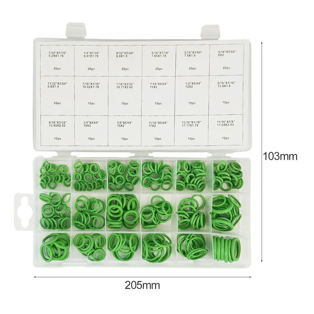 270PCS Rubber O Ring Wear Resistant Oil Seal Green Gaskets For Air Cylinder Valve Car Chemical Pipeline Carrier Roller
270PCS Rubber O Ring Wear Resistant Oil Seal Green Gaskets For Air Cylinder Valve Car Chemical Pipeline Carrier Roller