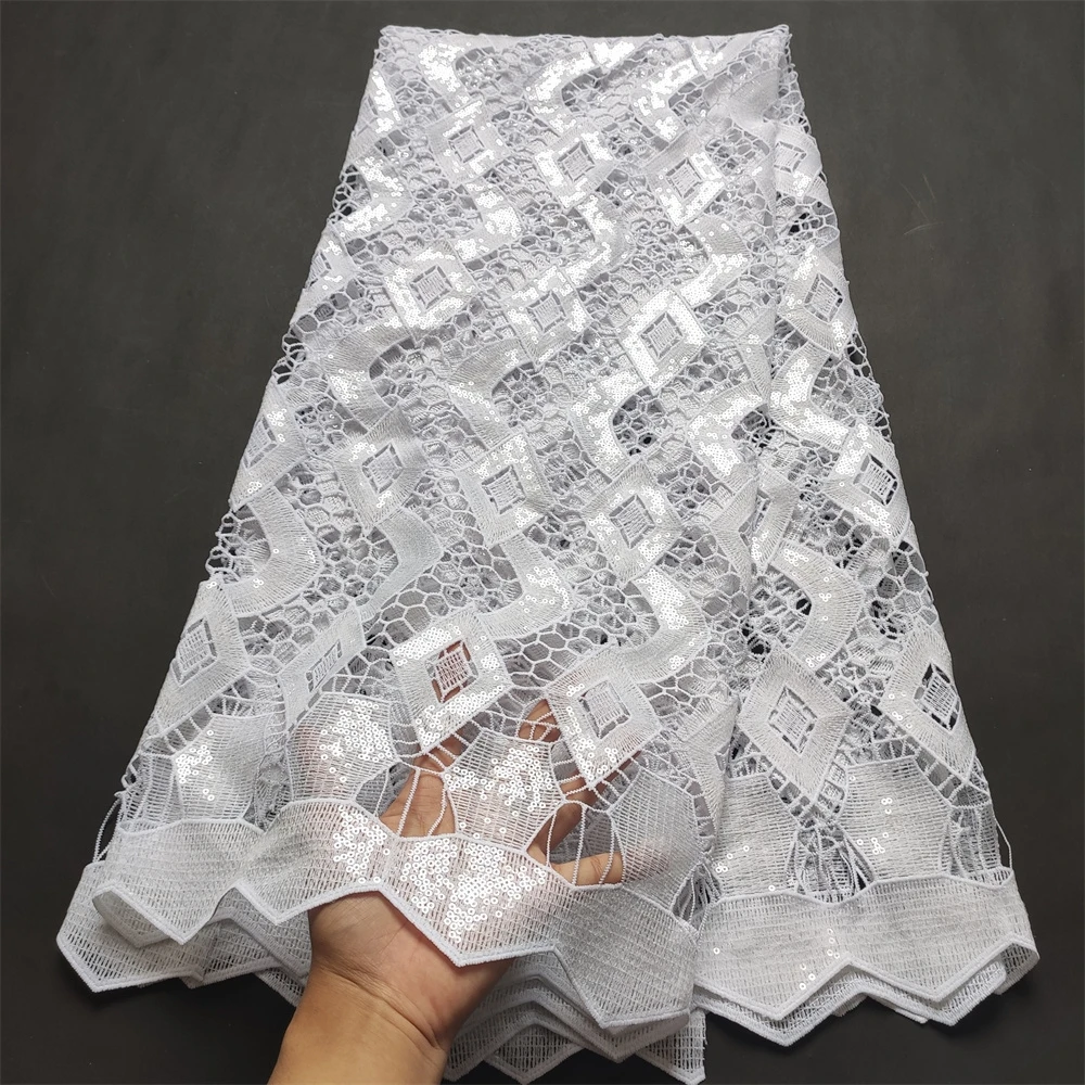 Latest 2021 High Quality African Lace Fabric Embroidery Swiss French Tulle Cotton Wedding Party Dress Guipure Sequins 5yards
Latest 2021 High Quality African Lace Fabric Embroidery Swiss French Tulle Cotton Wedding Party Dress Guipure Sequins 5yards