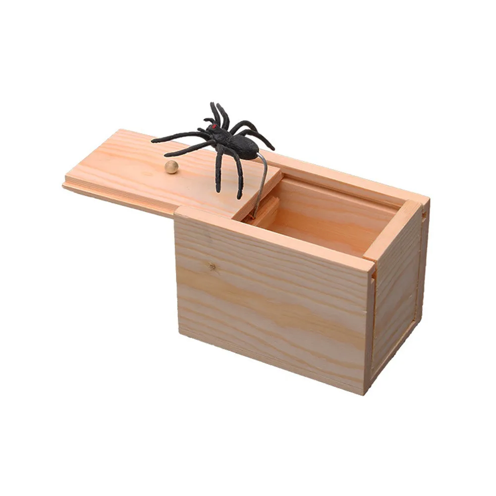 Wooden Prank Spider Scare Box Surprising Box Spider Prank Spider Scare Box Play A Trick Anti-stress Funny Joke Trick Toys Gifts
Wooden Prank Spider Scare Box Surprising Box Spider Prank Spider Scare Box Play A Trick Anti-stress Funny Joke Trick Toys Gifts