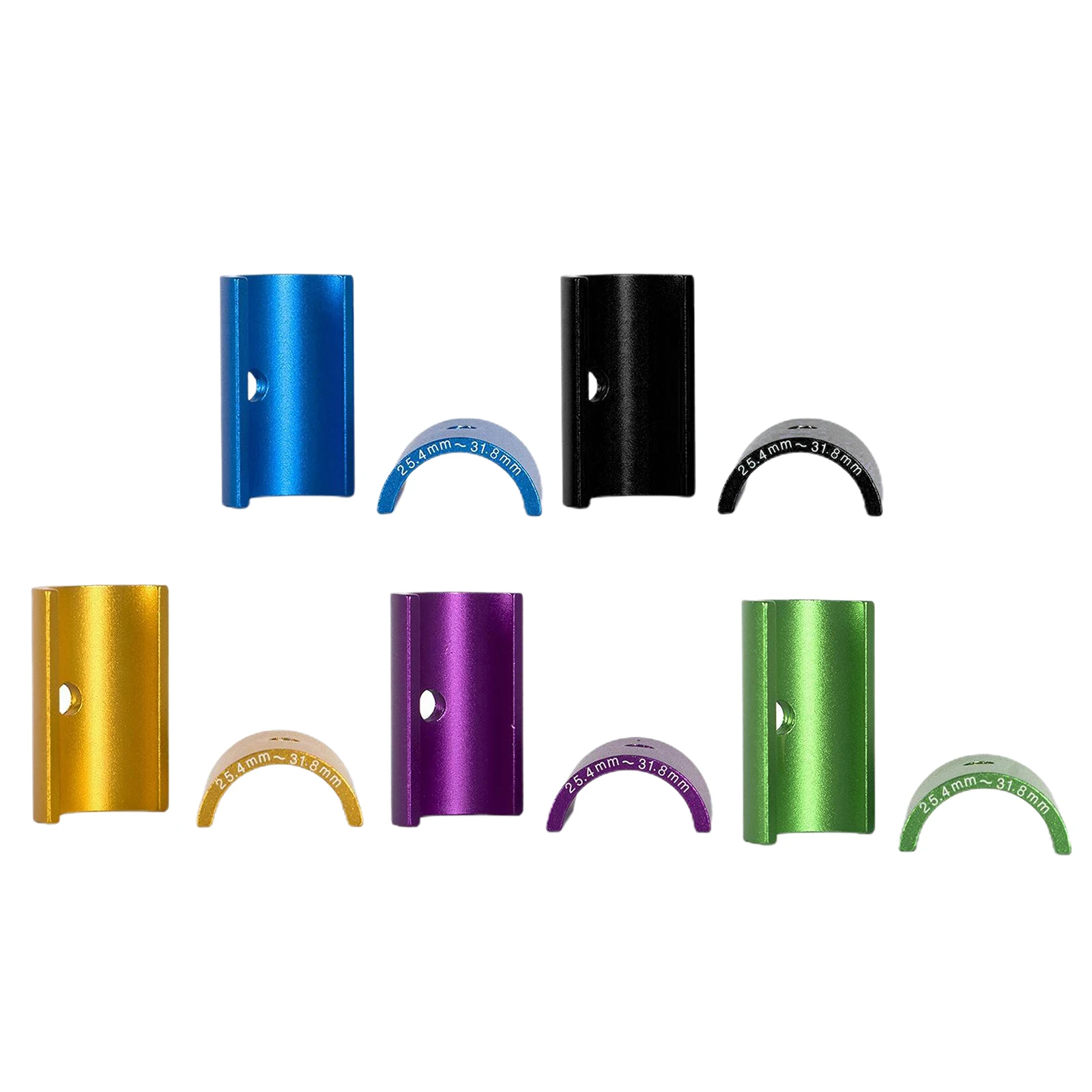 1Pair Bike Handlebar Shim 25.4 to 31.8mm Shim Handlebar Adapter Spacer Bike Stem Reducer Replacement Cover Parts
1Pair Bike Handlebar Shim 25.4 to 31.8mm Shim Handlebar Adapter Spacer Bike Stem Reducer Replacement Cover Parts