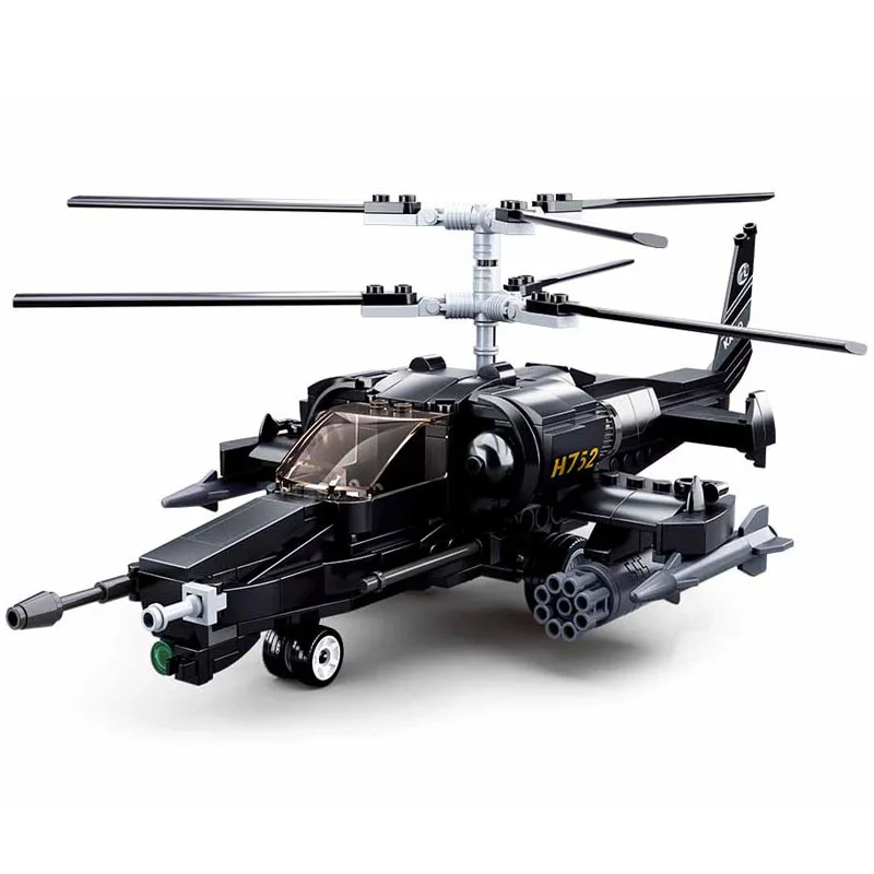 Sluban 0752 assembled building blocks educational toy tank model KA50 gunship Toys For Children Boys Gift
Sluban 0752 assembled building blocks educational toy tank model KA50 gunship Toys For Children Boys Gift