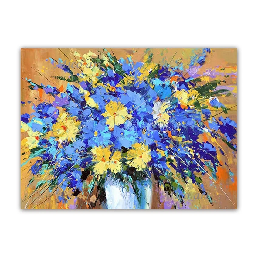 No Framed Hand Painted Abstract Handmade Palette Knife Beautiful Oil Painting On Canvas Modern Art Rose Flowers Picture Wall De
No Framed Hand Painted Abstract Handmade Palette Knife Beautiful Oil Painting On Canvas Modern Art Rose Flowers Picture Wall De