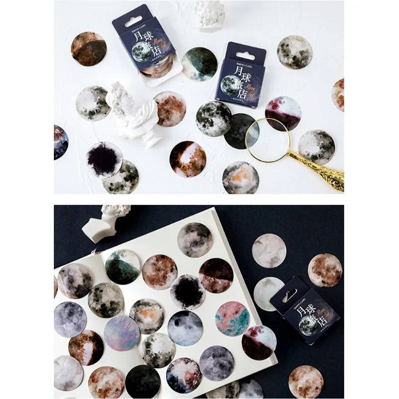 46pcs/lot Boxed into the Moon Hotel Decoration DIY Ablum Diary Scrapbooking Label Sticker Cute Stationery
46pcs/lot Boxed into the Moon Hotel Decoration DIY Ablum Diary Scrapbooking Label Sticker Cute Stationery