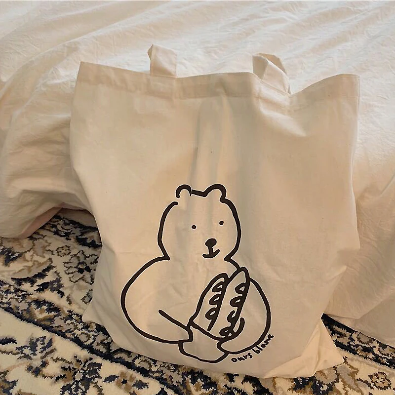 Женская парусиновая сумка женская рисунок с милым медведем CasualTote простые женские хозяйственная сумка студенческая школьная сумка для дево...
Женская парусиновая сумка женская рисунок с милым медведем CasualTote простые женские хозяйственная сумка студенческая школьная сумка для дево...