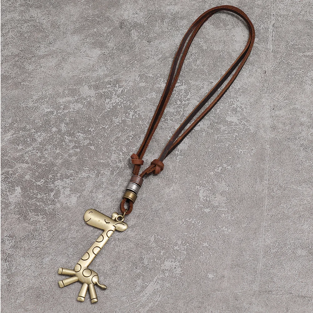 Cute Woman's Jewelry Statement necklaces & pendants Leather Rope collares mujer choker colar Giraffe Necklace Women Gargantilha
Cute Woman's Jewelry Statement necklaces & pendants Leather Rope collares mujer choker colar Giraffe Necklace Women Gargantilha