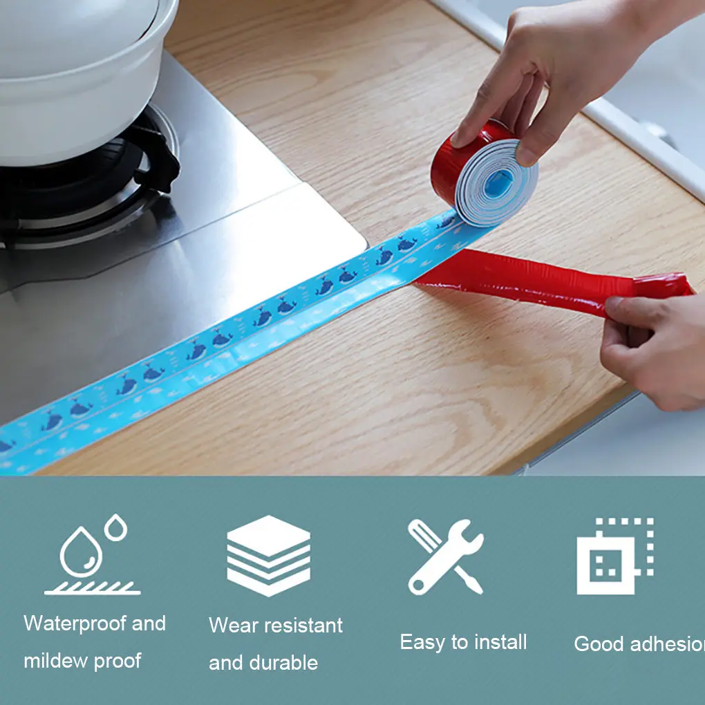 PVC Wall Sealing Strip Waterproof Mildew Proof Adhesive Sealing Tape Bathroom Toilet Repair Tape Home Improvement Supplies
PVC Wall Sealing Strip Waterproof Mildew Proof Adhesive Sealing Tape Bathroom Toilet Repair Tape Home Improvement Supplies